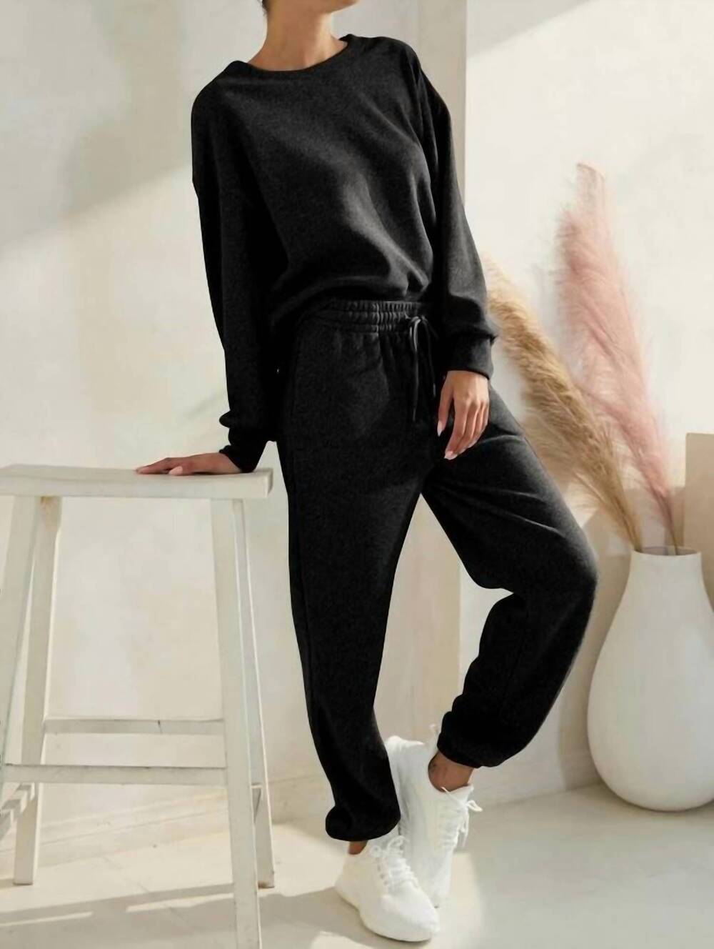 NEW YELETE corduroy lounge set in black
